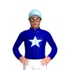 Dark Blue, Light Blue Star and Cap.