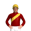 Maroon, Gold Sash And Cap