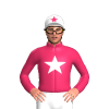 Cerise, White Star And Cap, Cerise Star