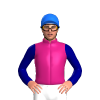 MAGENTA, NAVY FIVE STARS, SLEEVES, Blue cap