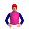 MAGENTA, NAVY FIVE STARS, SLEEVES, Red cap