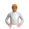 SILVER, Orange cap