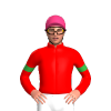 RED, GREEN ARMBANDS, Pink cap
