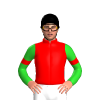 RED, LIME GREEN SLEEVES, RED ARMBAND, Black cap