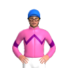 HOT PINK,PURPLE ZIGZAG CHEVRON,CHEVRON SLEEVES, Blue cap