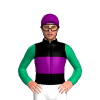 BLACK PURPLE BAND, JADE SLEEVES, PURPLE CAP