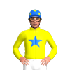 Yellow, Blue Star, Blue With Yellow Stars Sleeves And Cap