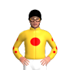 SUNGLOW, RED DISC, SUNGLOW SLEEVES, RED SPOTS, Light blue cap