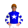 MEDIUM BLUE, WHITE STAR, HOOPS SLEEVES, Pink cap
