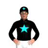 BLACK, AQUA STAR, BLACK CAP, AQUA STAR