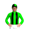 LIME,BLACK STRIPES,BLACK,LIME QUARTERS CAP