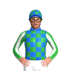 BLUE,GREEN CHECKS,WHITE SLEEVES,GREEN STRIPES,BLUE,GREEN CHECKS CAP