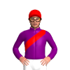 PURPLE,RED SASH,CAP