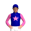 Dark Blue, Hot Pink Star And Sleeves