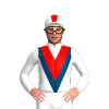 WHITE, INDIGO DOUBLE VEE, RED VEE, WHITE CAP, RED STRIPE CAP, WHITE PEAK