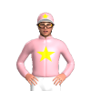 LIGHT PINK, YELLOW STAR, LIGHT PINK CAP, YELLOW STAR, WHITE PEAK