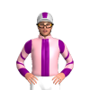 LIGHT PINK,PURPLE STRIPE,SLEEVES,LIGHT PINK CHEVRONS,SILVER CAP,PURPLE STRIPE,WHITE PEAK