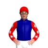 NAVY,WHITE FIVE STARS, RED SLEEVES , WHITE STARS, Red cap