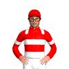 Red, White Epaulettes, Band, Armbands And Cap