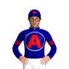 NAVY,WHITE CIRCLE,RED A,NAVY SLEEVES, RED,WHITE,RED ARMBANDS,NAVY CAP,RED STAR