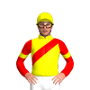 Yellow, Red Sash And Sleeves, Yellow Armbands
