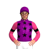 Purple With Black Stars, Pink Sleeves With Black Armbands, Purple Cap
