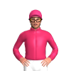 Cerise, Baby Pink WT Letters, Stars Sleeves, WT Letters On Cap