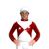 Maroon, White Southern Cross, Diabolo And Seams Sleeves, Southern Cross Cap