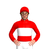 RED,WHITE BAND