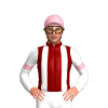MAROON,WHITE BRACES,SLEEVES,LIGHT PINK ARMBANDS,CAP