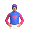 ROYAL BLUE, PINK STAR, SLEEVES, QUARTERS CAP