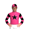 PINK, BLACK STAR, HOOPS SLEEVES, QUARTERS CAP