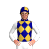 NAVY, GOLD DIAMONDS, WHITE SLEEVES, NAVY CAP, GOLD QUARTERS