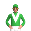 Green, White V