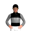 Black, Grey Band And Sleeves