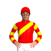 Red, Yellow Sash, Hooped Sleeves