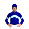 Navy Blue, Pale Blue Chevron And Armbands