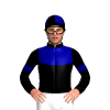 Black, Dark Blue Yoke And Armbands, Quartered Cap