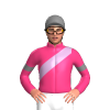 Pink, Lilac Sash, Grey Armband And Star Cap
