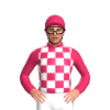 Cerise And White Checks