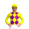 Yellow, Purple Diamonds