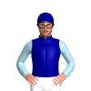 Dark Blue, Light Blue Sleeves And Seams, Dark Blue Cap