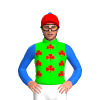 Lime, Red Shamrocks, Blue Sleeves, White Shamrocks, Red Cap, Blue Pom Pom