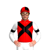 Red, Black Crossed Sashes, White Sleeves, Black Armbands, Red And Black Quartered Cap