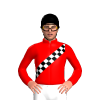 Red, White And Black Checked Sash And Cap