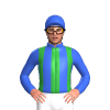Royal Blue And Green Stripes, Royal Blue Cap