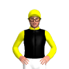 Black, Yellow Laser Beams, Collar, Sleeves And Cap