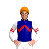 NAVY, RED ZIGZAG CHEVRON, WHITE SLEEVES, RED DOUBLE ARMBAND, Orange cap
