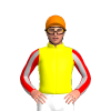 YELLOW, SILVER SIX CIRCLES, SILVER SLEEVES, RED STRIPES, Orange cap