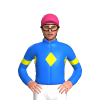 BLUE , YELLOW DIAMOND BAND,ARMBANDS, Pink cap